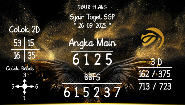 SYAIR ELANG - Syair Togel SGP