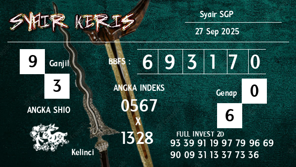 - Syair SGP