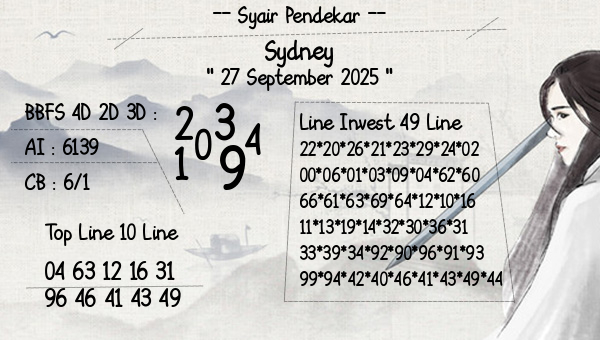 Syair Pendekar - Sydney