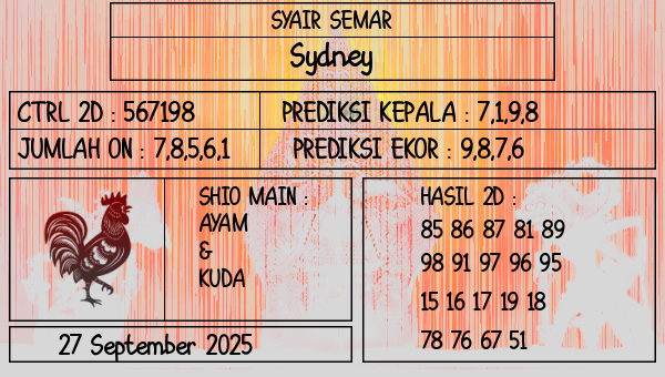 SYAIR SEMAR - Sydney